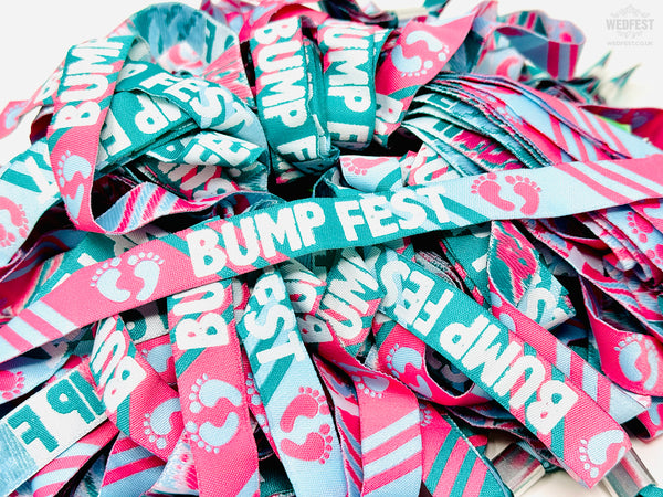 baby shower gender reveal party festival wristbands