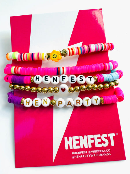 HENFEST ® Hen Party Friendship Bracelets Set