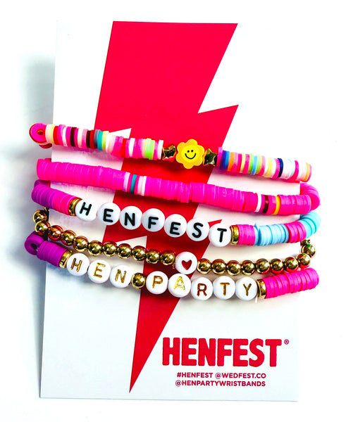 HENFEST ® Hen Party Friendship Bracelets Set