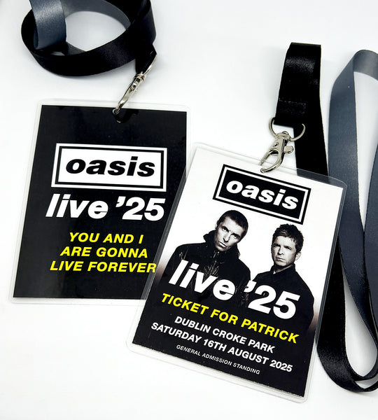 LIVE '25 Tour Personalised VIP Lanyard Gifting Ticket