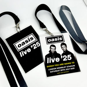 LIVE '25 Tour Personalised VIP Lanyard Gifting Ticket