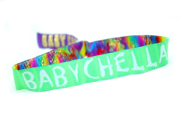 Babychella Baby Shower Festival Party Favour Wristbands