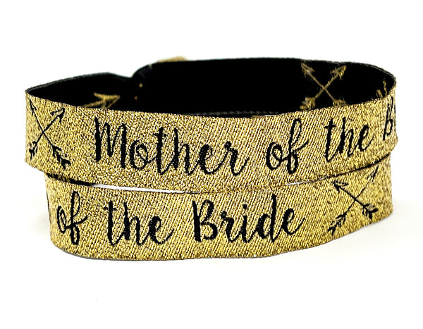 mother of the bride hen bridal party wristband
